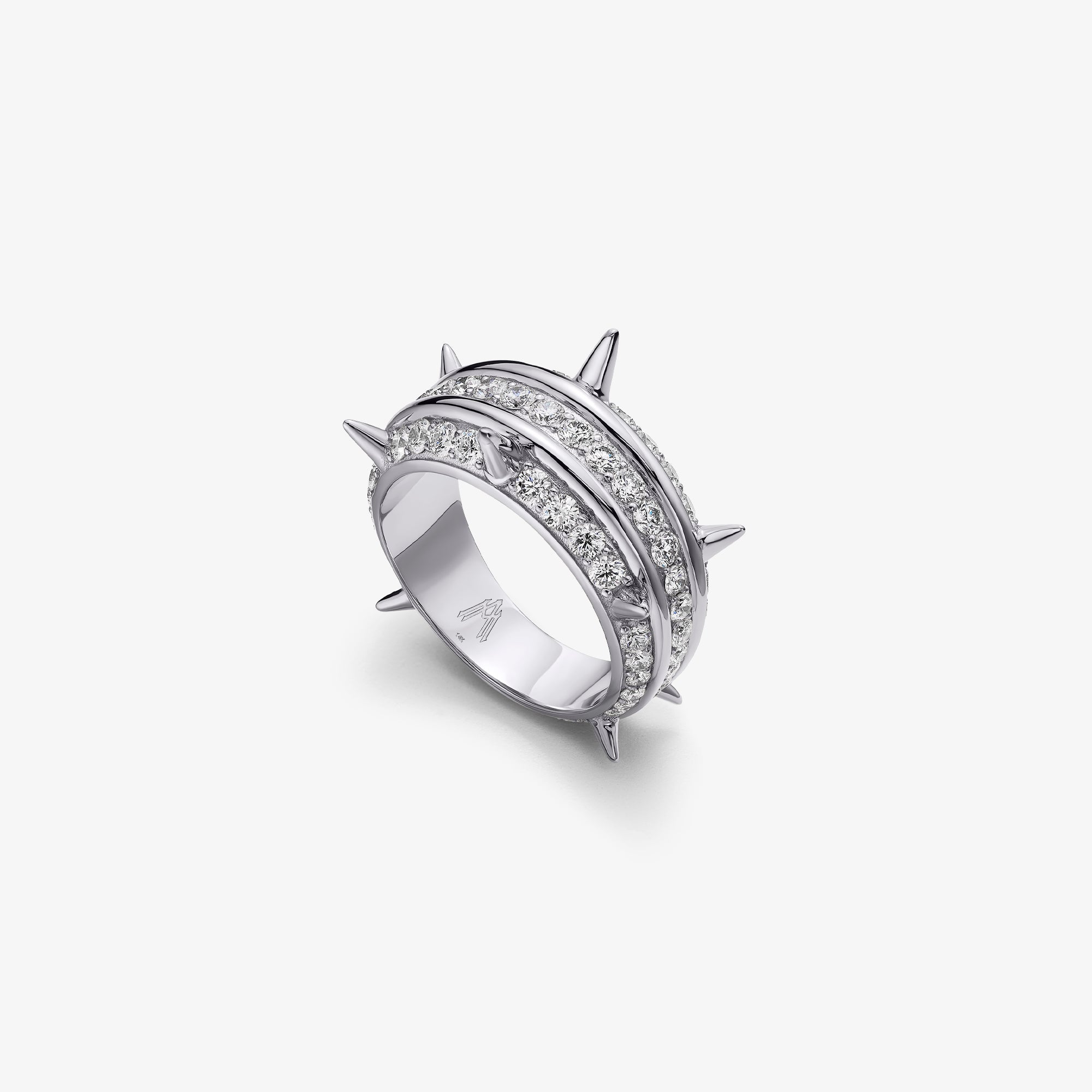 Destroyer Diamond Spike Ring | Alex Moss NY