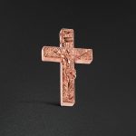 Crucifix Pendant - Rose - Image 2