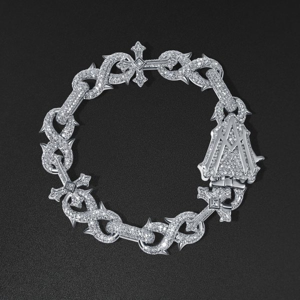 10mm St. Mark Bracelet - White