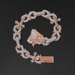 10mm St. Mark Bracelet - Rose - Image 3