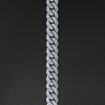 21mm AMNY Cuban Chain - White - Image 2