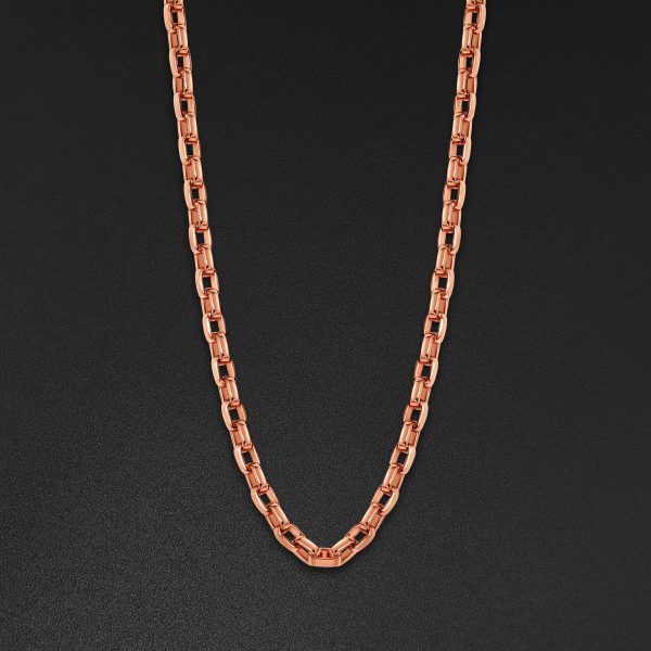 Large Hermes Chain, Plain - Rose