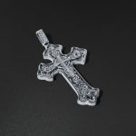 Eternity Cross Pendant - White - Image 2