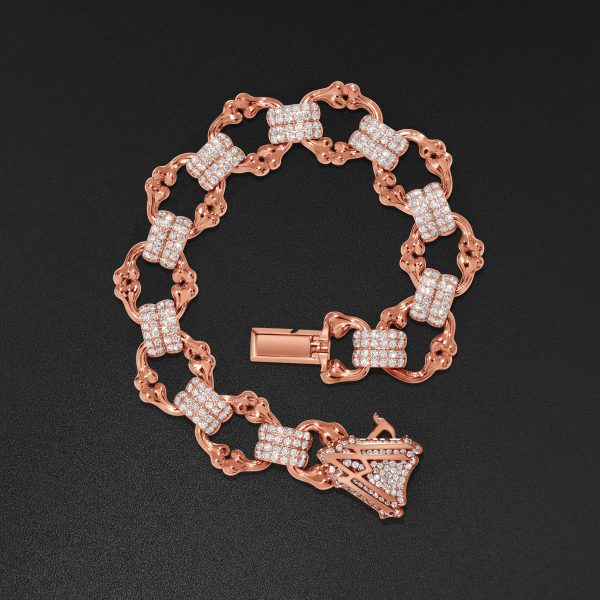 Crushed Bones Bracelet - Rose