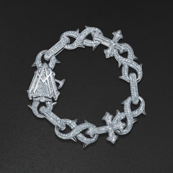 14mm St. Mark Bracelet - White