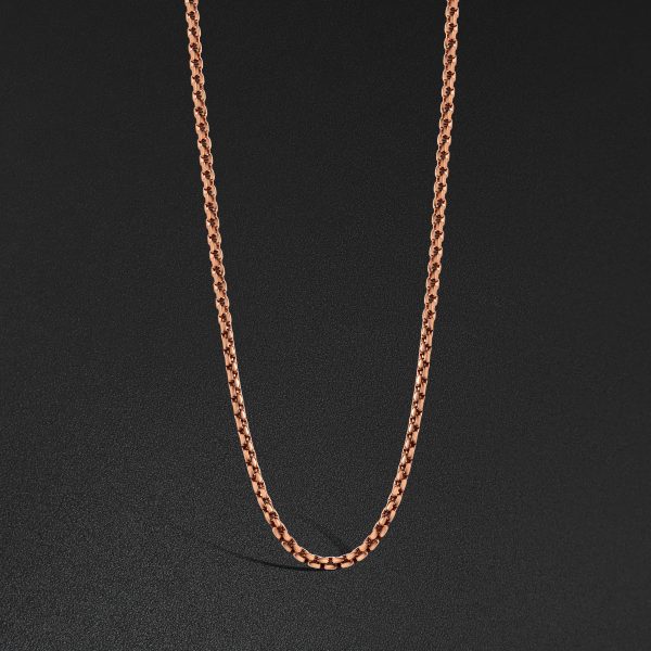 Round Box Chain - Rose