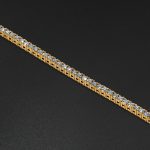 7pt Tennis Bracelet - Yellow - Image 2