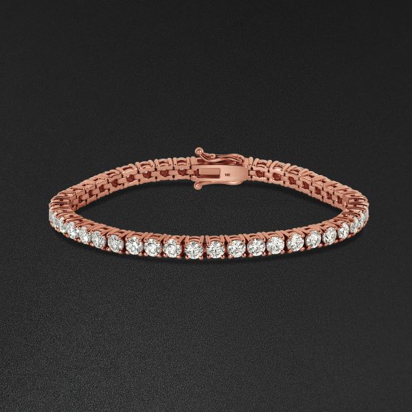 10pt Tennis Bracelet - Rose