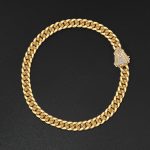 15mm AMNY Cuban Chain, Plain - Yellow - Image 3