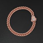 21mm AMNY Cuban Chain, Plain - Rose - Image 3