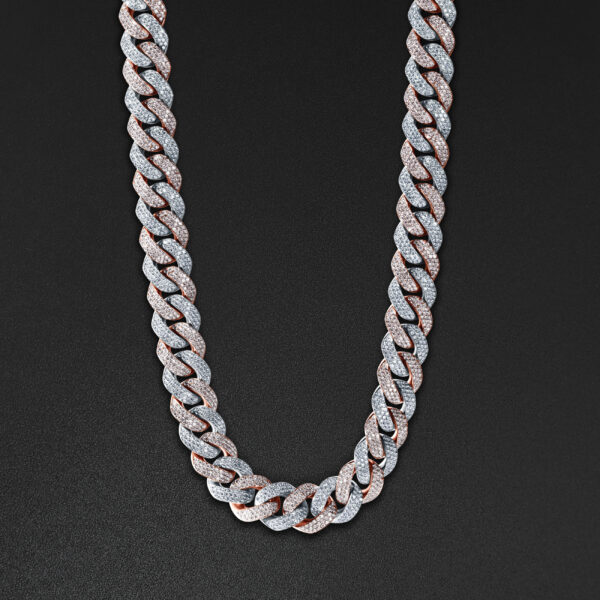 12mm AMNY Cuban Chain - Two-Tone