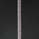 12mm AMNY Cuban Chain - Two-Tone - Image 2