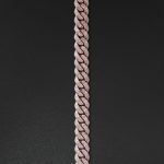 12mm AMNY Cuban Chain - Rose - Image 2