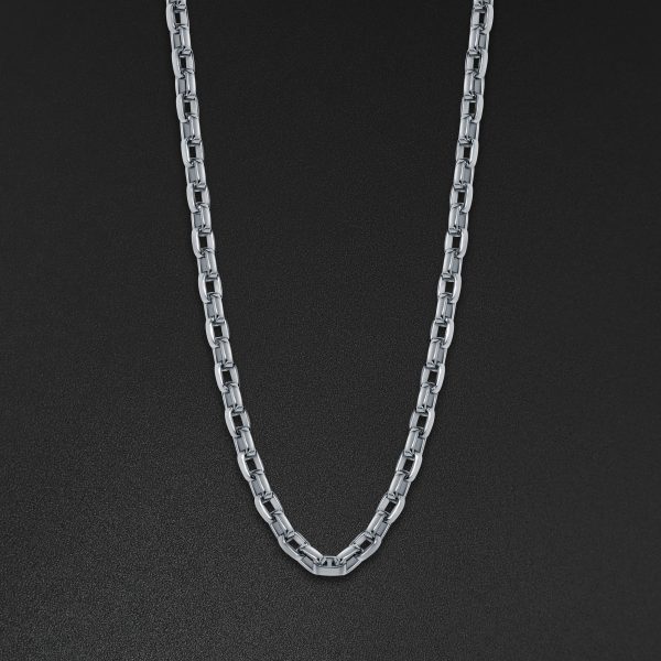 Large Hermes Chain, Plain - White