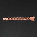 21mm AMNY Cuban Bracelet - Rose - Image 2