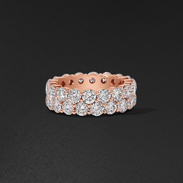 Eternity Ring, Double Row - Rose