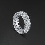 Eternity Ring, Double Row - White - Image 2