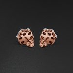 Snowflake Earrings - Rose - Image 2