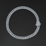 15mm AMNY Cuban Chain - White - Image 2